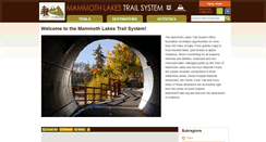 Desktop Screenshot of mammothtrails.org