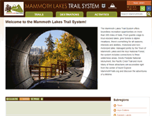Tablet Screenshot of mammothtrails.org
